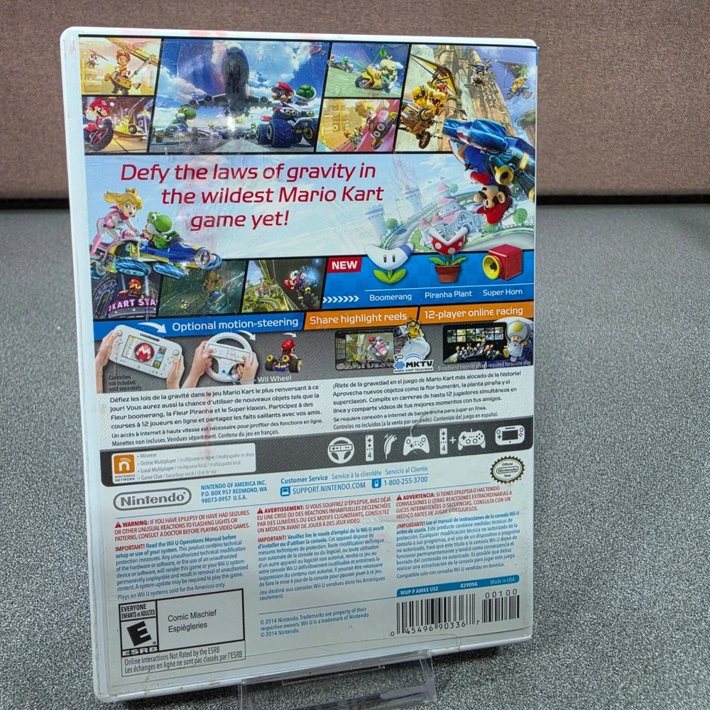 Nintendo Mario Kart 8 Wii U Everyone Blue Good Racing Anti-Gravity MK8
